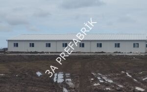 Prefabrik Şantiye Binalar -Yatakhane-3A Prefabrik
