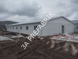 Prefabrik Şantiye Binalar -Yatakhane-3A Prefabrik