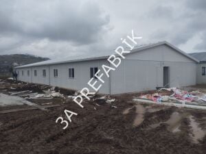 Prefabrik Şantiye Binalar -Yatakhane-3A Prefabrik
