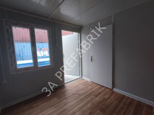 Ofis Konteyner-İki Odalı WC Duşlu Çay Ocaklı - 3A Prefabrik