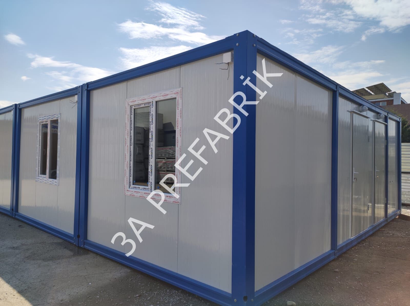 Yemekhane Birleşimli Konteyneri 63m2.- 3A Prefabrik