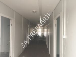 Tek Katlı Prefabrik Ofis Binası 189m2.- 3A Prefabrik