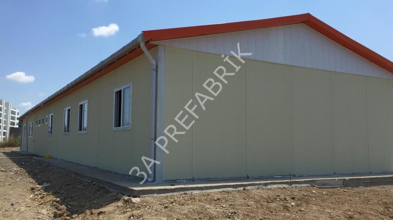 Tek Katlı Prefabrik Ofis Binası 189m2.- 3A Prefabrik