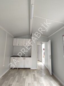 Uygun Fiyata Beşik Çatılı Konteyner 27m2.-3A Prefabrik