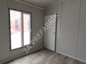 Uygun Fiyata Beşik Çatılı Konteyner 27m2.-3A Prefabrik