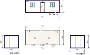 Tuzla Demonte Konteyner -3A PREFABRİK