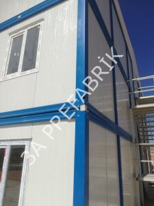Üç Katlı Birleşimli Şantiye Yatakhane Konteyneri 54 adet -3A Prefabrik