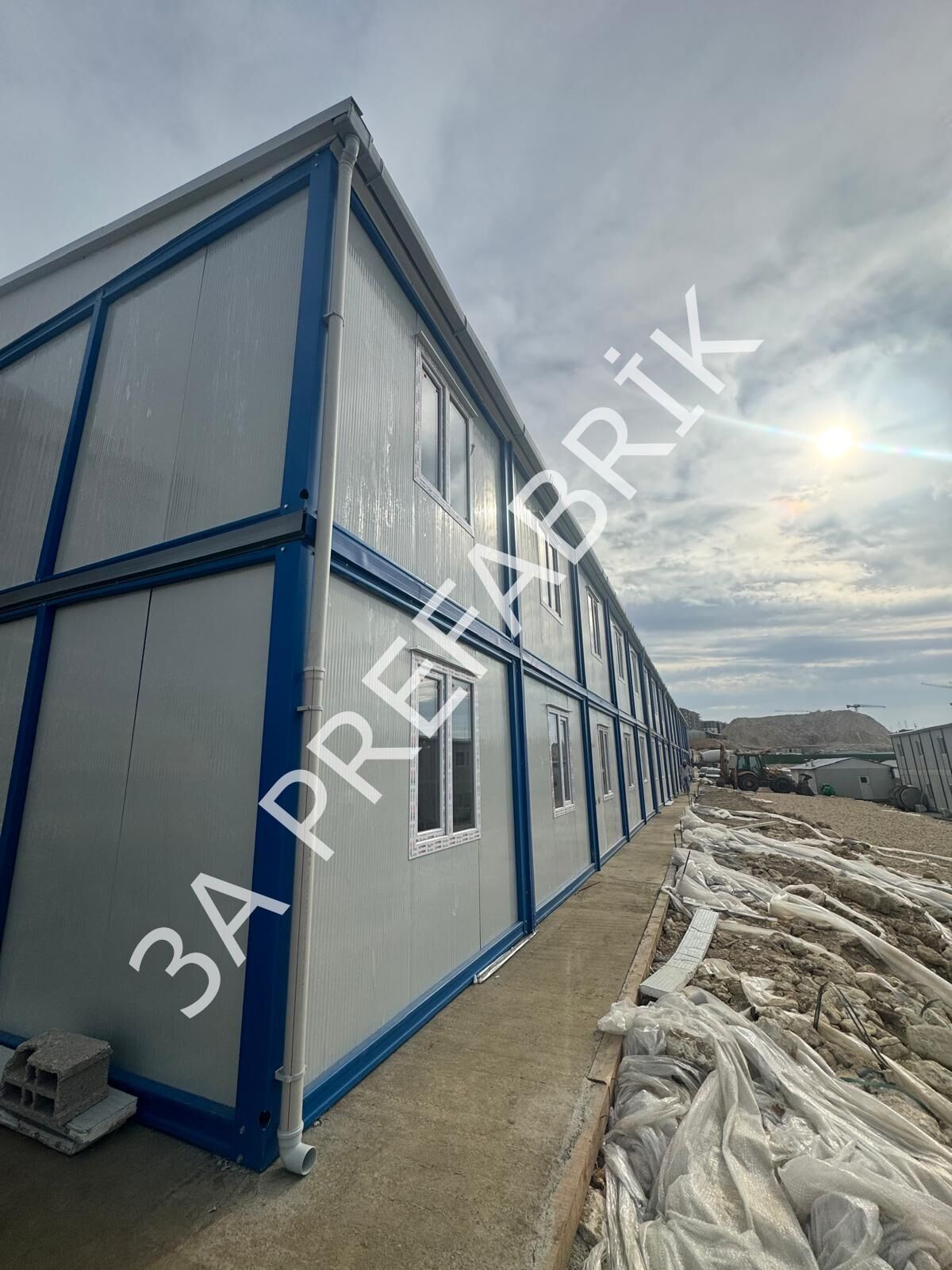 Şantiyeler İçin Yatakhane Birleşimli Konteynerleri- 3A Prefabrik