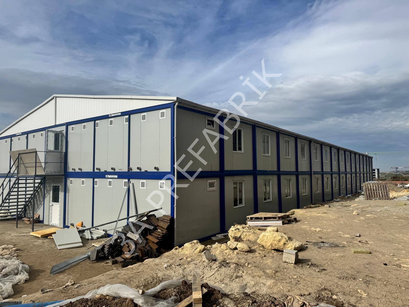 Şantiyeler İçin  Yatakhane Birleşimli Konteynerleri- 3A Prefabrik