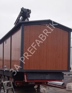 BEŞİK ÇATILI KONTEYNER - 3A PREFABRİK (K102)