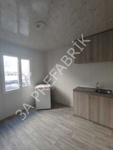 Bağ Bahçeye Yaşam Birleşimli Konteyner- 3A Prefabrik 42m2.