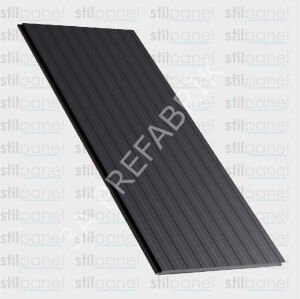 Cephe EPS Dolgulu Sandviç Panel - 3A Prefabrik(ANTRASİT)