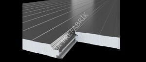 Cephe EPS Dolgulu Sandviç Panel - 3A Prefabrik(ANTRASİT)