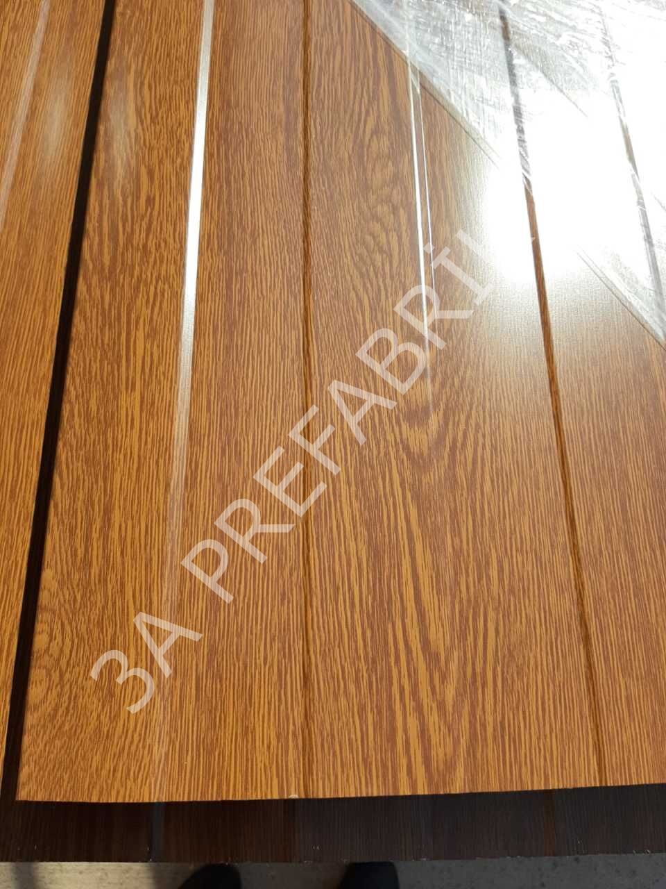 Sandviç Panel- Ahşap Desenli- 3A Prefabrik