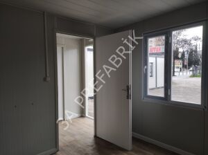 İki Odalı WC'li Ofis Konteyneri K302- 3A Prefabrik