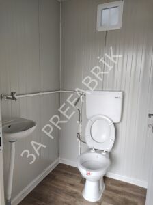 İki Odalı WC'li Ofis Konteyneri K302- 3A Prefabrik