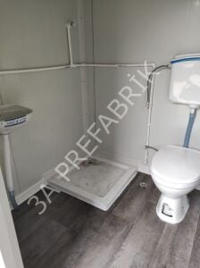 İki odalı WC'li Şantiye Yakam Konteyneri K305