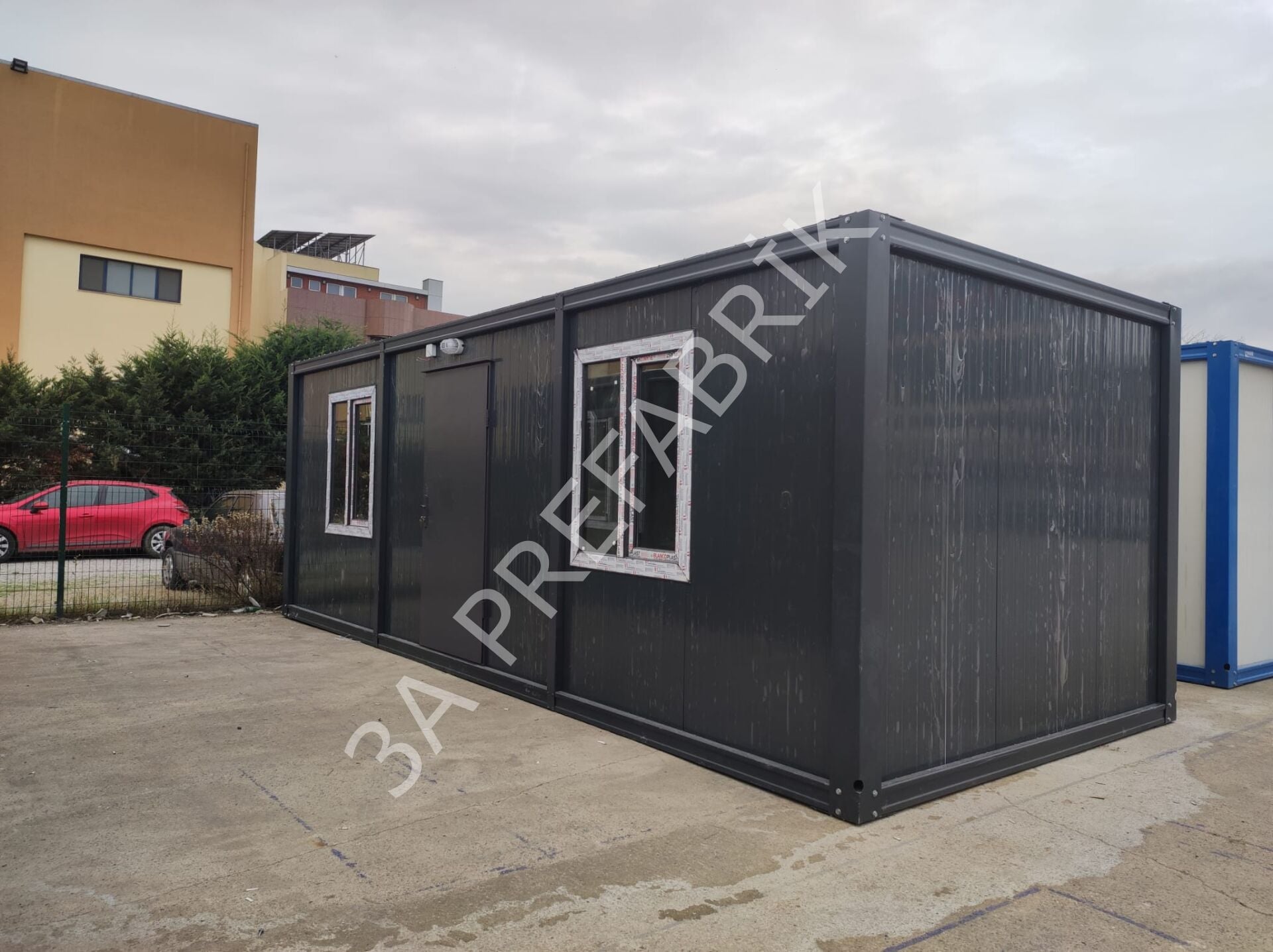 İki odalı WC'li Şantiye Yakam Konteyneri K305