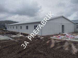 Prefabrik Şantiye Yatakhane Binaları - 3A Prefabrik